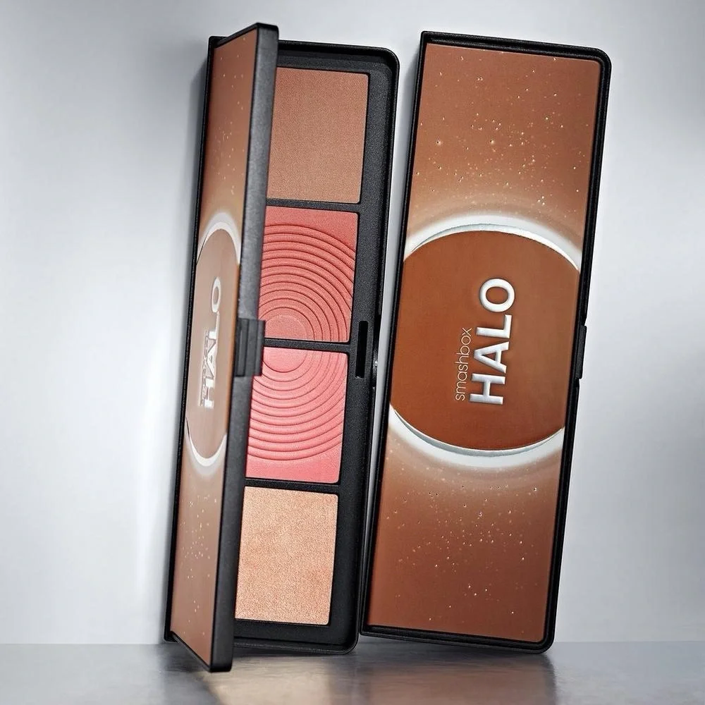 ✨ Smashbox HALO Sculpt + Glow Face Palette – Pink Saturation (NEW) 🎀